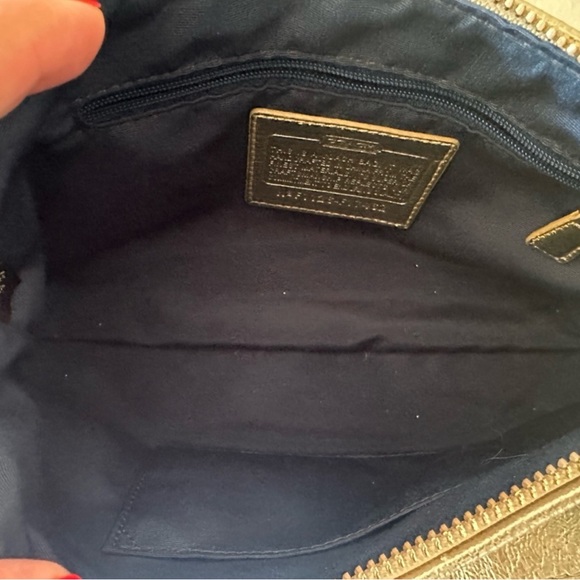 SOLD LIVE! RARE Coach 2012 Blue Satin Canvas 1941 Shoulder/Crossbody Bag - NWOT - Picture 5 of 9